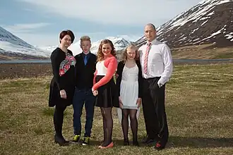 IJslandse familie, 2014