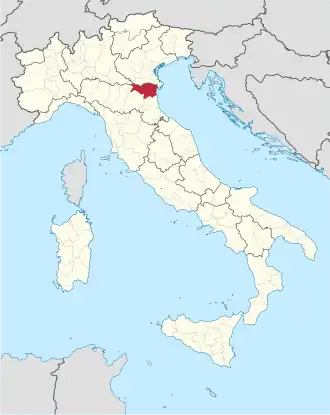 Kaart met ligging provincie