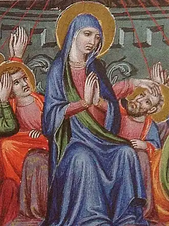 Ferrer Bassa, Pinksteren in het psalter, f.94