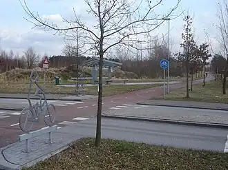 Fietssnelweg van Breda naar Etten-Leur (Nederland)