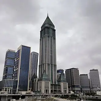 De CBRT-toren, hoofdkantoor van de bank