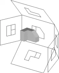 Uitvouwen van een vijfvoudige projectie