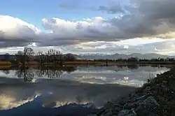 Blik vanuit Hard (Schleienlöcher) naar de First