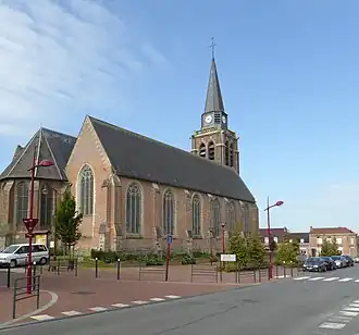 De Sint-Mattheuskerk in Vleteren