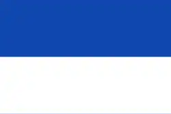 De officieuze gemeentevlag van Weesp(voor 1973)