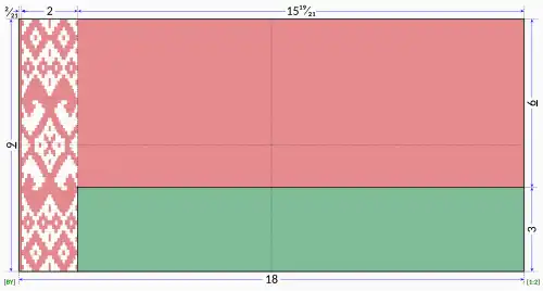 Ontwerp van de Wit-Russische vlag