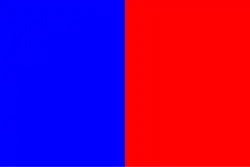 Vlag van Castillon, Alpes-Maritimes