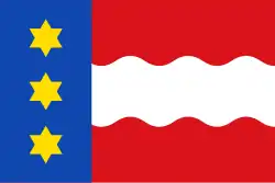 Vlag van de gemeente Dongeradeel