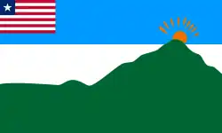 Vlag van de Liberiaanse county Grand Gedeh