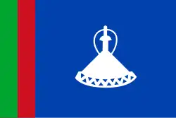 Vlag van Lesotho (1966-1987)