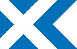 Vlag van de gemeente Ruhnu