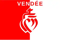Vlag van de departementsraad van Vendée(variant 2).