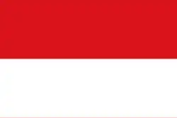 Oude vlag van de stad Antwerpen (horizontale versie)