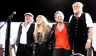Live op 3 maart 2009, St. Paul.v.l.n.r.:John McVie, Stevie Nicks, Lindsey Buckingham & Mick Fleetwood