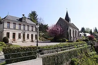 Gemeentehuis en kerk