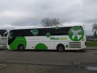 Een Flibco bus in Maastricht in 2020