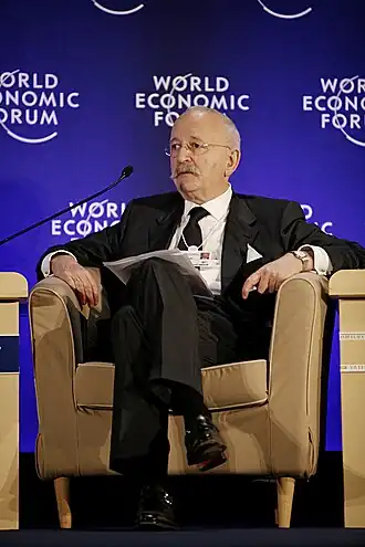 Victor Halberstadt tijdens het World Economic Forum in Istanboel (2008)