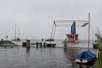 De Follegabrug over de Follegasloot bij Follega