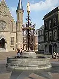 De fontein op het Binnenhof