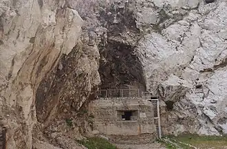 Forbes' Quarry met 20e eeuwse fortificatie