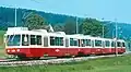 Forchbahn Bt: 2002 + Be 30 / 29 in 1982 te Neue Forch