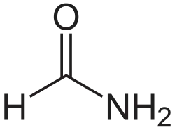 Structuurformule van formamide