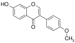 Structuurformule van formononetine