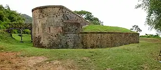 Fort Diamant, gebouwd in de 18e eeuw