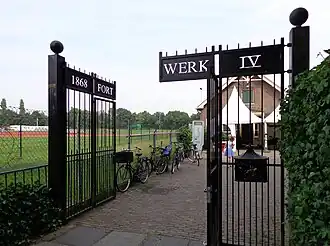 Fort werk IV Toegangshek