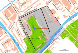 Locatie van Forum Hadriani in Voorburg