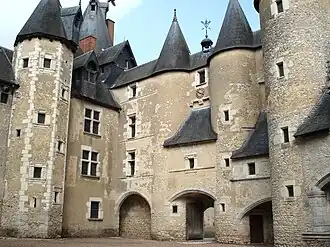 Het kasteel van Fougères-sur-Bièvre