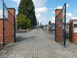 Toegang tot de begraafplaats