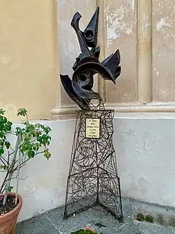 Francesco Girotti: Beeld 'Al Beato Padre Giuseppe Girotti e a tutti i Giusti dell'Albese' (Alba) (Foto: Hilde Sels)