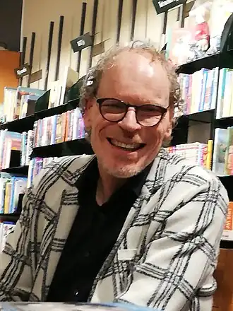 Frank Krake tijdens signeersessie in Tiel (2025)