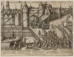 Aanslag op Amsterdam op 23 november 1577, door Kapitein Helling en Ruikhaver.