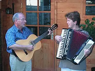 Frans met dochter Helmi