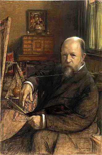 Frans Van Leemputten (1913), geportretteerd door Charles Mertens