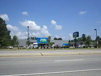 Fred's Super Dollar-winkel in Lowndes County (Georgia) in juni 2014. Gesloten in 2019