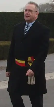 Burgemeester Tanghe in 2011.