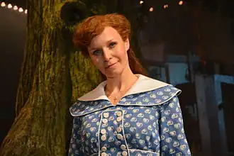 Free Souffriau in 2014 tijdens een repetitie voor de musical '14-'18