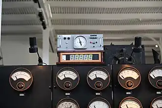 frequentiemeter van de machinezender