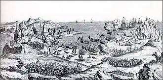 Franse aanval in Newfoundland