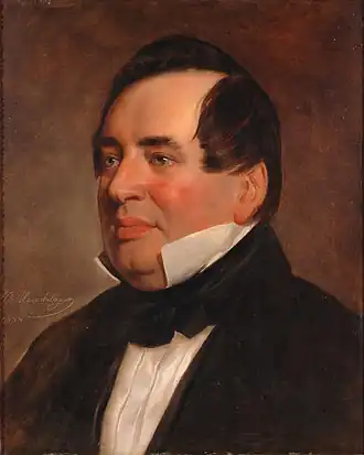 Adam Gottlob Oehlenschläger geschilderd door Friedrich von Amerling, 1844