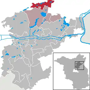 Kaart van Friedrichswalde