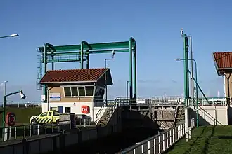De sluis in 2013