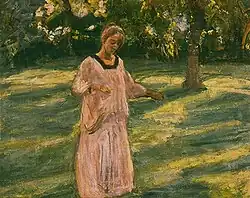 Nolle in de tuin van Pillegarden