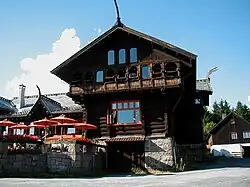 Restaurant Frognerseteren in Oslo, gebouwd in 1890.