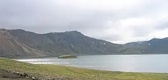 Frostastaðavatn vanuit het zuidoosten