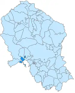 Kaart van Fuente Palmera