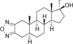 Structuurformule van furazabol